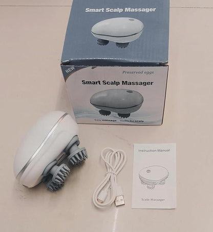 Anti Hair Loss Waterproof Smart Heads Massage Machine Hair Electric Vibrating Scalp Head Massager